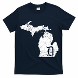Vintage Detroit, Michigan Old English D T-Shirt