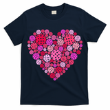 Valentines Day Pickleball Heart Love Pickleball T-Shirt