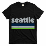 Vintage Distressed Seattle Football T-Shirt