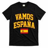 Vamos Espana Flag Spain Pride Spanish T-Shirt - Black