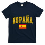 Vintage España Spanish Culture Enthusiasts T-Shirt - Navy Blue