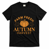 Vintage Farm Fresh Autumn Harvest T-Shirt - Black