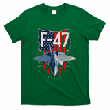 Vintage F47 Fighter Jet Trump F 47 Jet Fighter Aircraft Usa T-Shirt - Green
