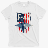 Vintage F47 Fighter Jet Trump F 47 Jet Fighter Aircraft Usa T-Shirt - White