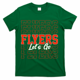 Vintage Flyers Lets Go  T-Shirt - Green
