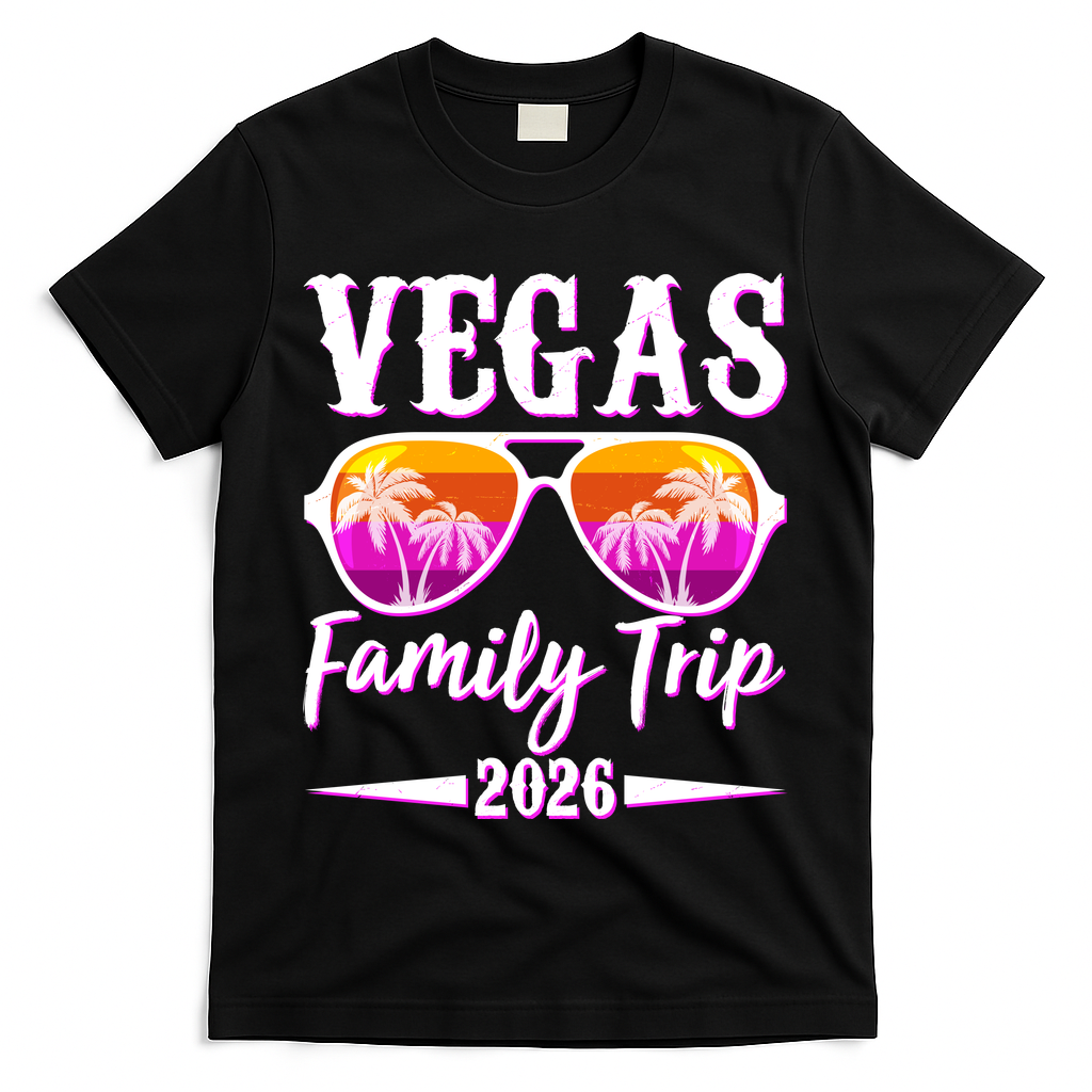 Vegas Family Trip 2026 Vacation T-Shirt