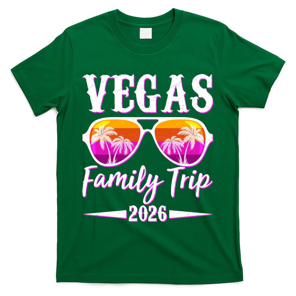 Vegas Family Trip 2026 Vacation T-Shirt
