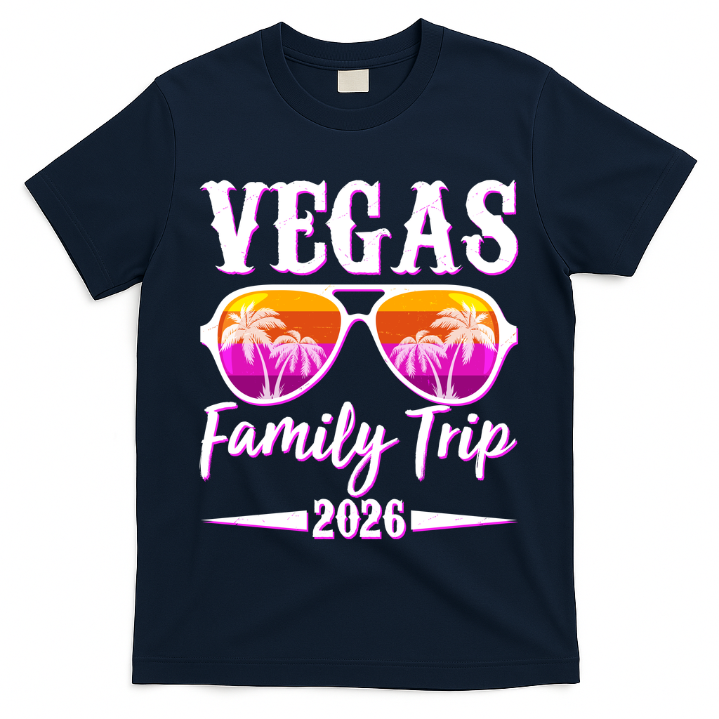 Vegas Family Trip 2026 Vacation T-Shirt