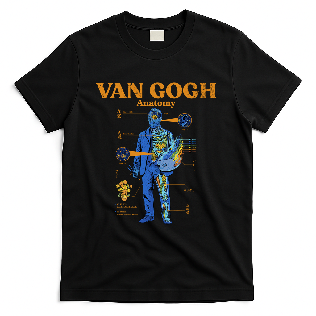 Van Gogh Anatomy - Black