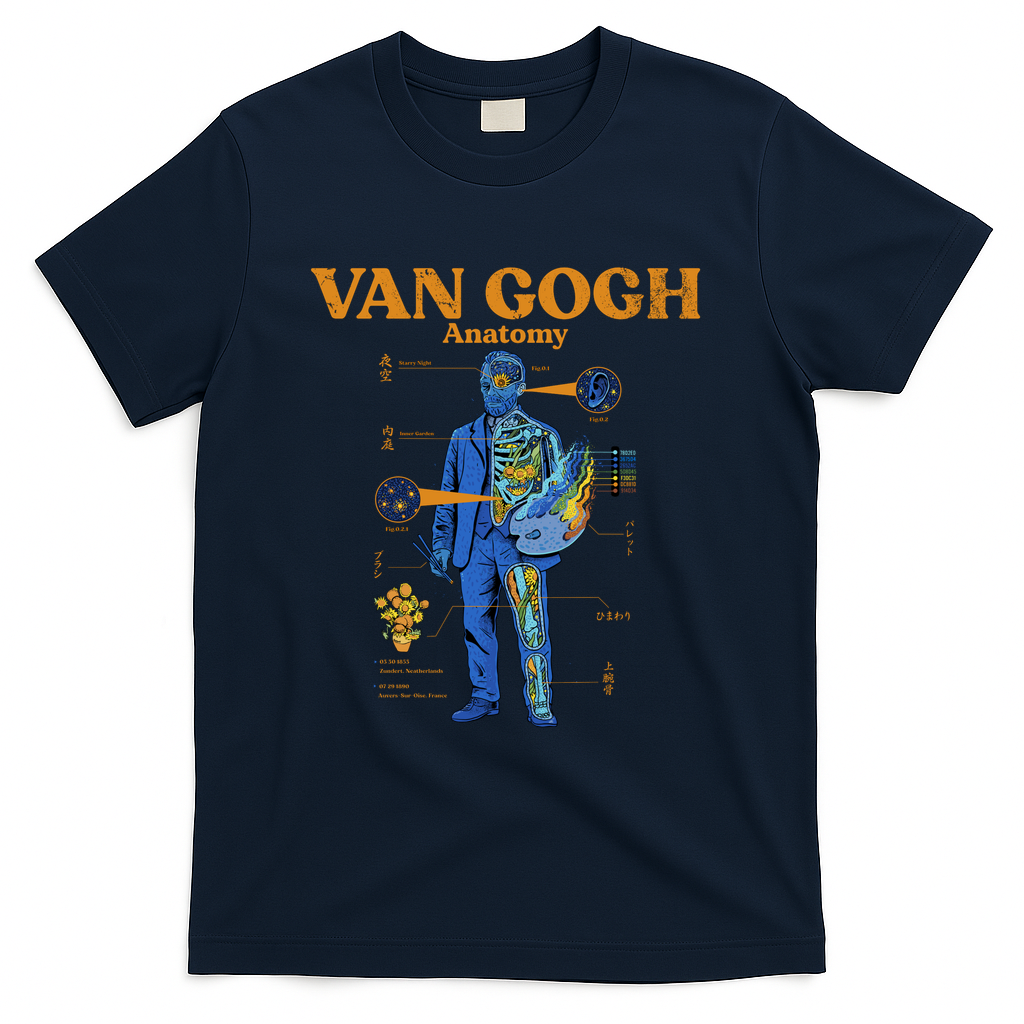 Van Gogh Anatomy - Navy