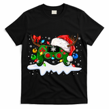 Video Game Controller Christmas Santa Hat Gamer T-Shirt