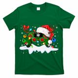 Video Game Controller Christmas Santa Hat Gamer T-Shirt