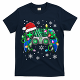 Video Game Controller Christmas Santa Hat Gamer T-Shirt