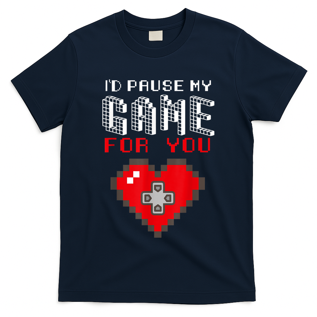 Video Game Gaming Valentines Day Gamer Gift For Boys Men T-Shirt
