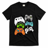 Video Game Halloween Skeleton Zombie Gaming Controllers Gift T-Shirt