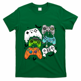 Video Game Halloween Skeleton Zombie Gaming Controllers Gift T-Shirt