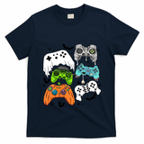 Video Game Halloween Skeleton Zombie Gaming Controllers Gift T-Shirt
