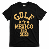 Vintage Gulf Of Mexico Since 1550 T-Shirt - Black