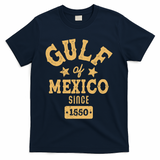 Vintage Gulf Of Mexico Since 1550 T-Shirt - Navy