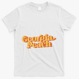 Vintage Georgia Peach 70s Summer T-Shirt - White