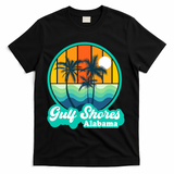 Vintage Gulf Shores Alabama Summer Vacation Beach Souvenirs T-Shirt - Black