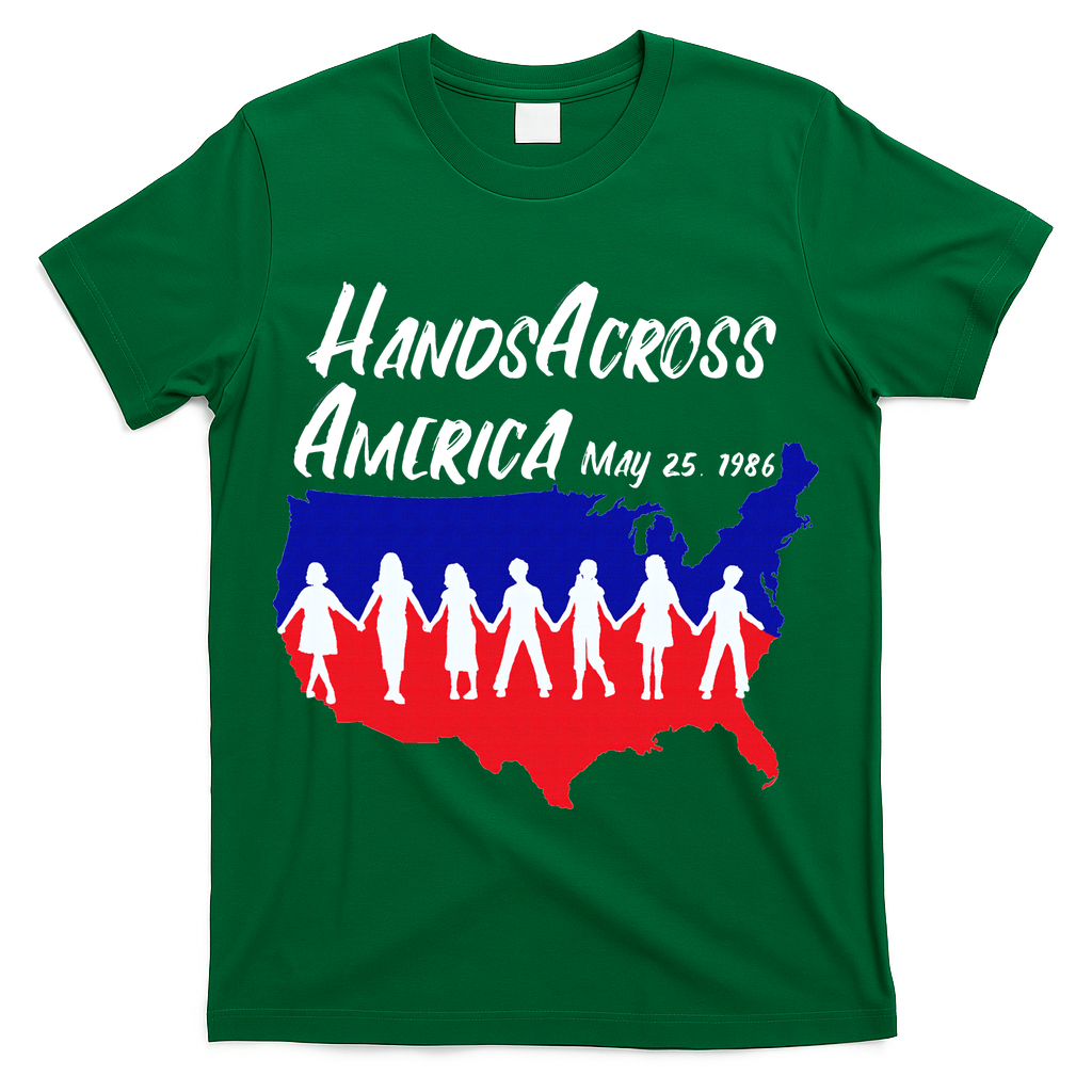 Vintage Hands Across America 1986 T-Shirt