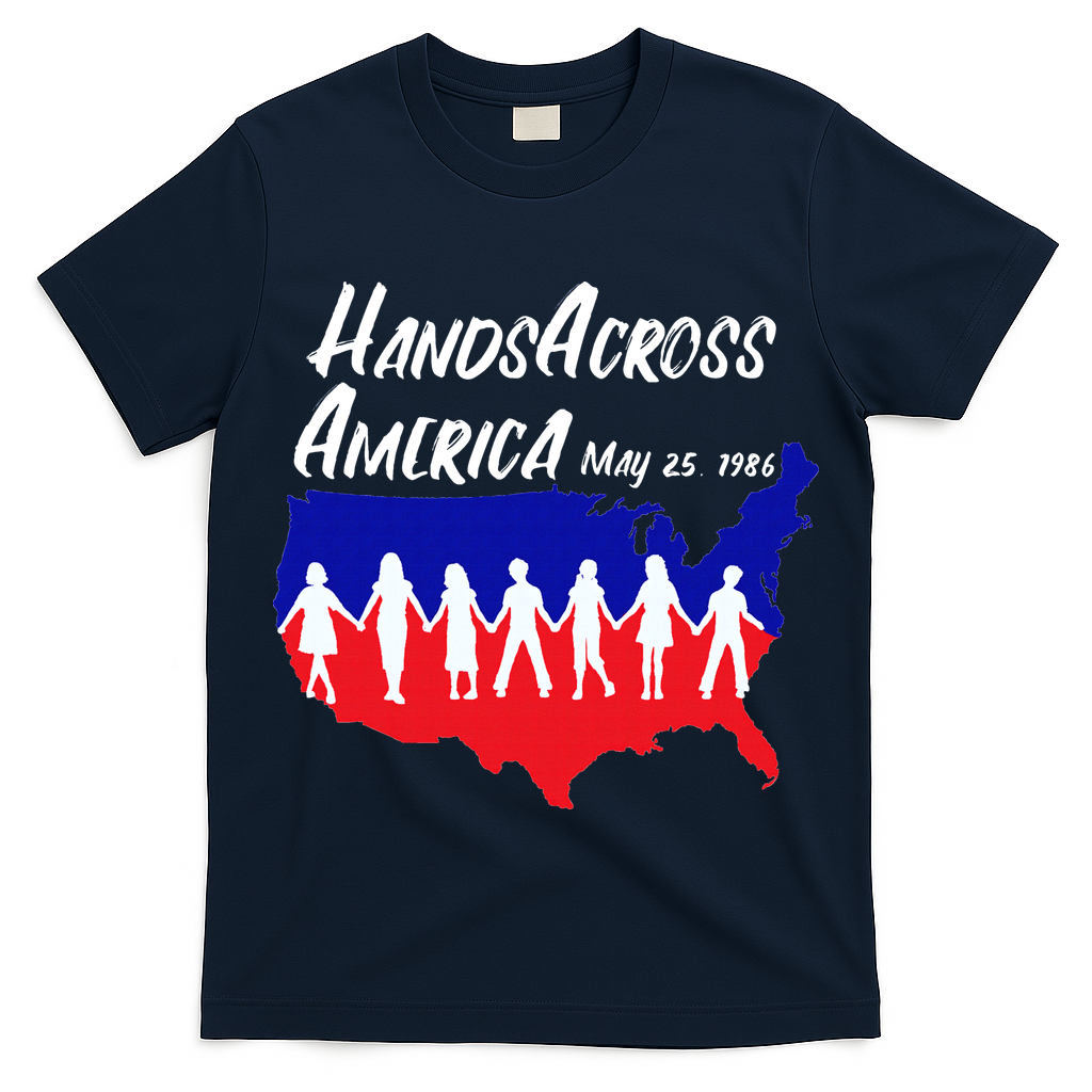 Vintage Hands Across America 1986 T-Shirt