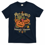 Vintage Halloween Pottsfield Harvest Festival EST 1502 T-Shirt - Navy
