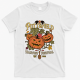 Vintage Halloween Pottsfield Harvest Festival EST 1502 T-Shirt - White