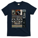 Vintage Hi-Fi Sound System - Navy