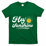 Vintage Hey Sunshine Beach Vacation Summer T-Shirt - Green