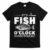 Vintage It's Fish O'Clock Somewhere T-Shirt - Black