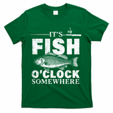 Vintage It's Fish O'Clock Somewhere T-Shirt - Green