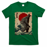 Vintage Japanese Monster Great Wave Poster T-Shirt