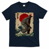 Vintage Japanese Monster Great Wave Poster T-Shirt