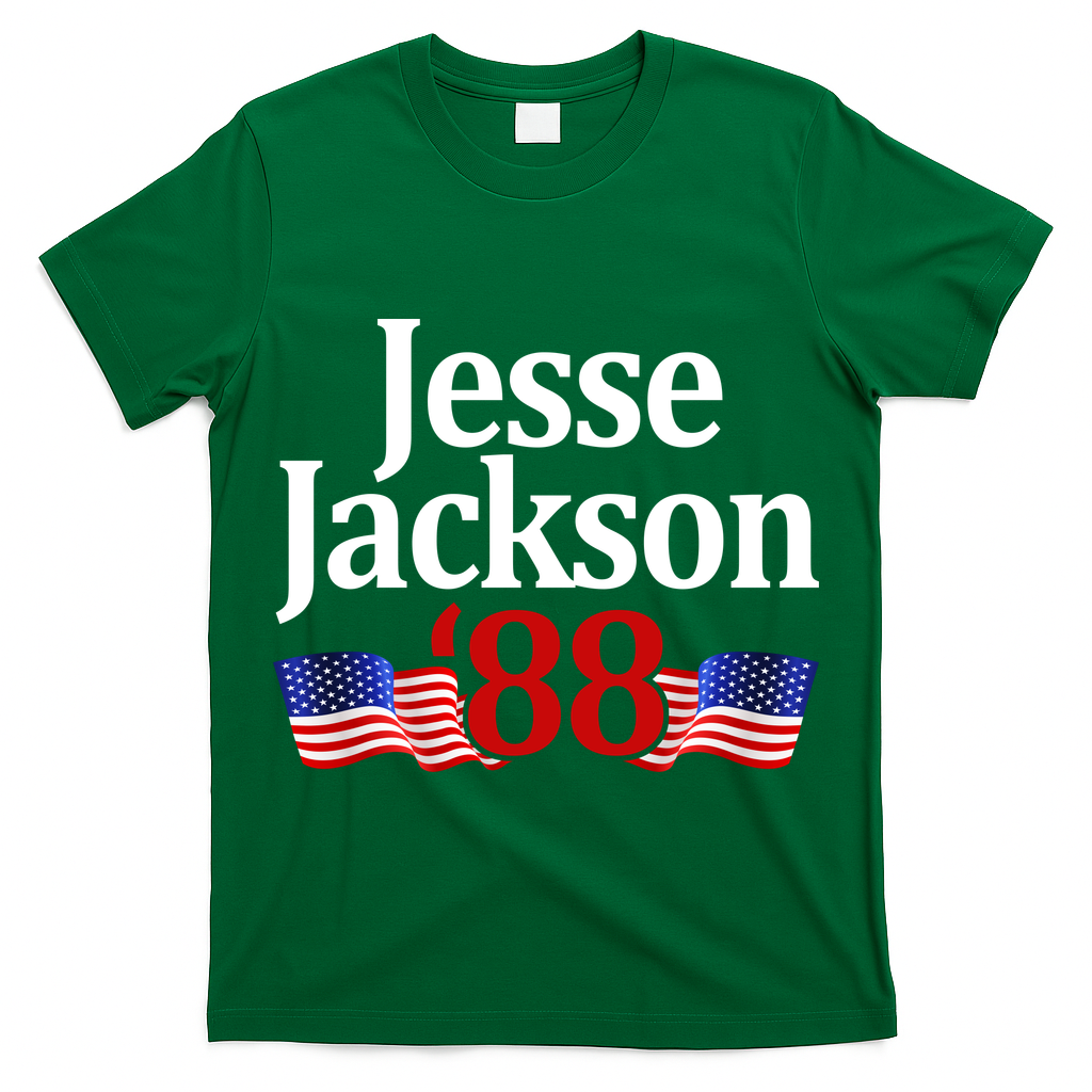 Vintage Jesse Jackson For President 1988 T-Shirt