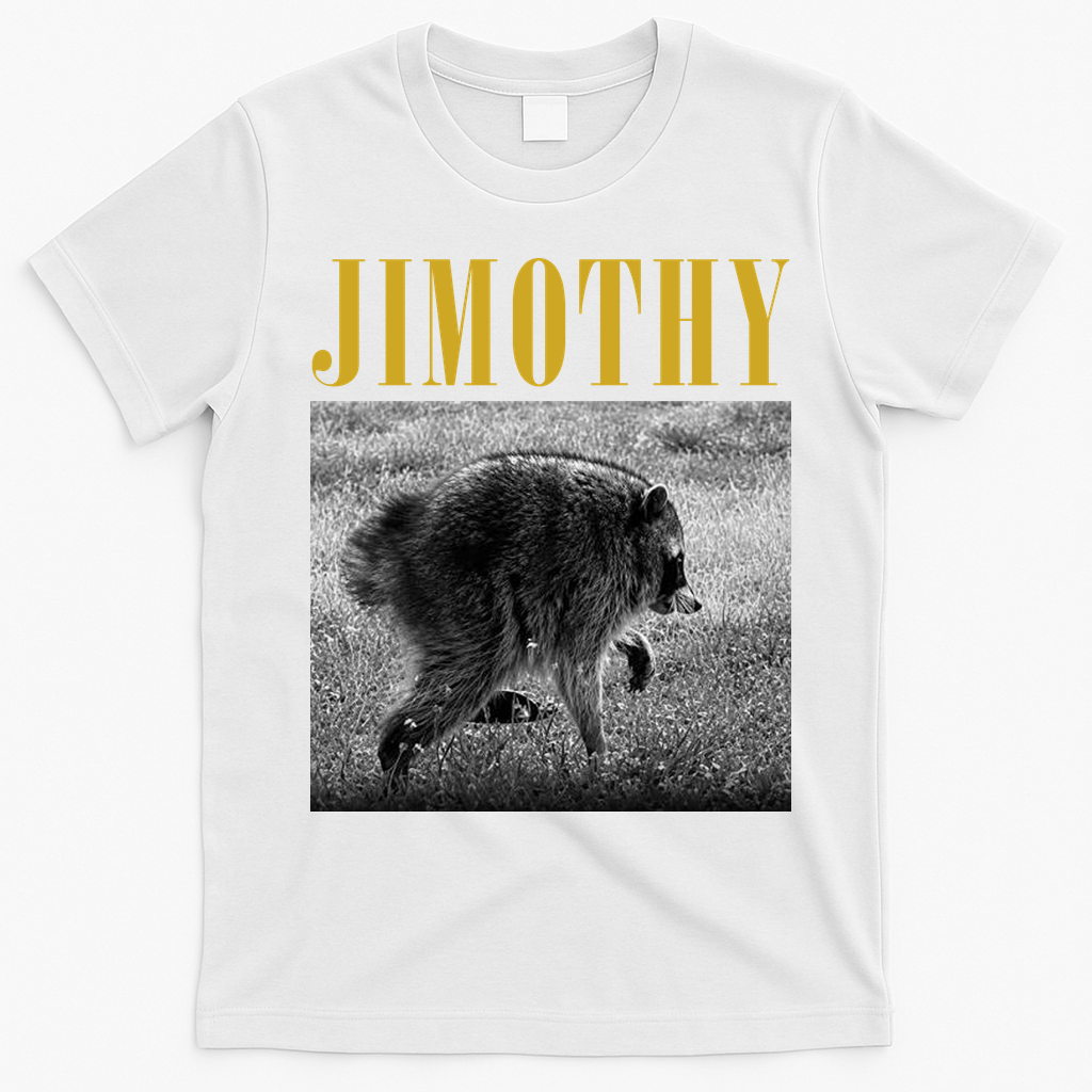 Vintage Jimothy Raccoon T-Shirt - White