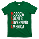 Vintage Moscow Agents Governing America Anti Trump Women T-Shirt - Green