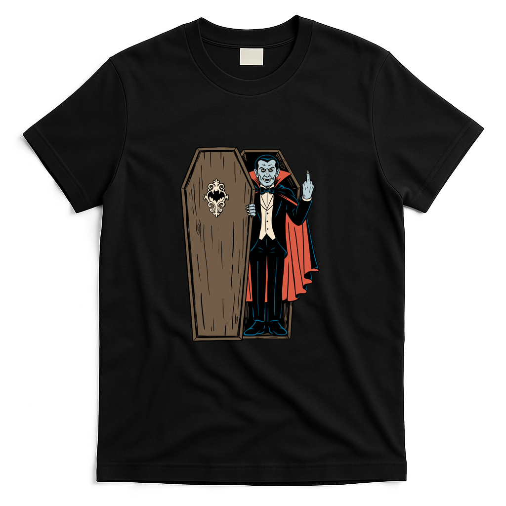 Vampire middle finger - Black