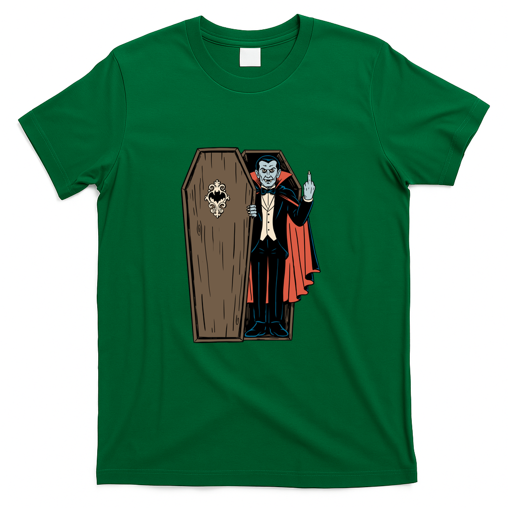 Vampire middle finger - Green