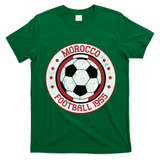 Vintage Morocco Football 1955 Soccer T-Shirt - Irish Green