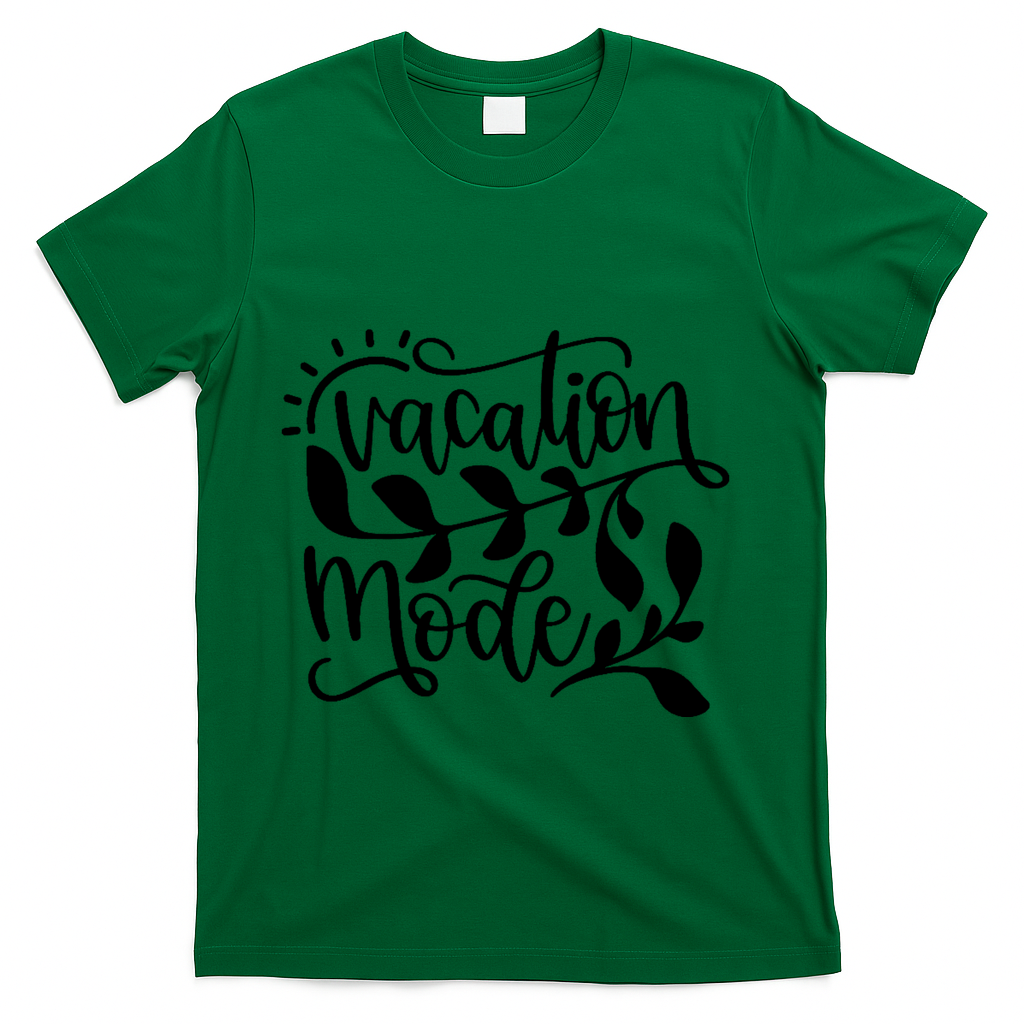 Vacation Mode Summer Break T-Shirt - Green
