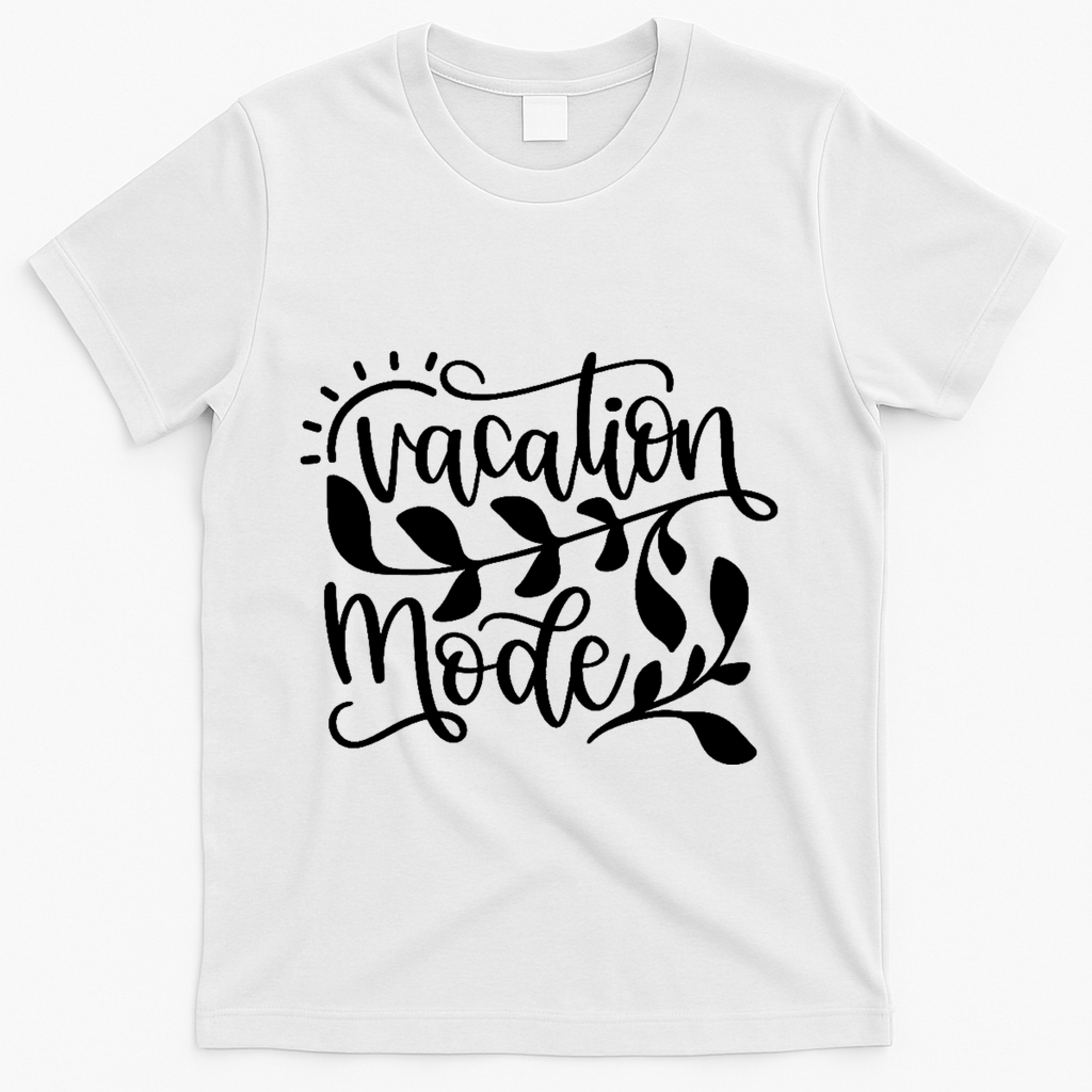 Vacation Mode Summer Break T-Shirt - White