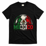 Vintage Mexico Soccer Fan Gear T-Shirt - Black