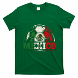 Vintage Mexico Soccer Fan Gear T-Shirt - Irish Green