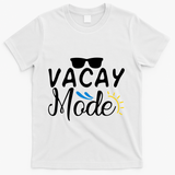 Vacay Mode Summer Vacation T-Shirt - White
