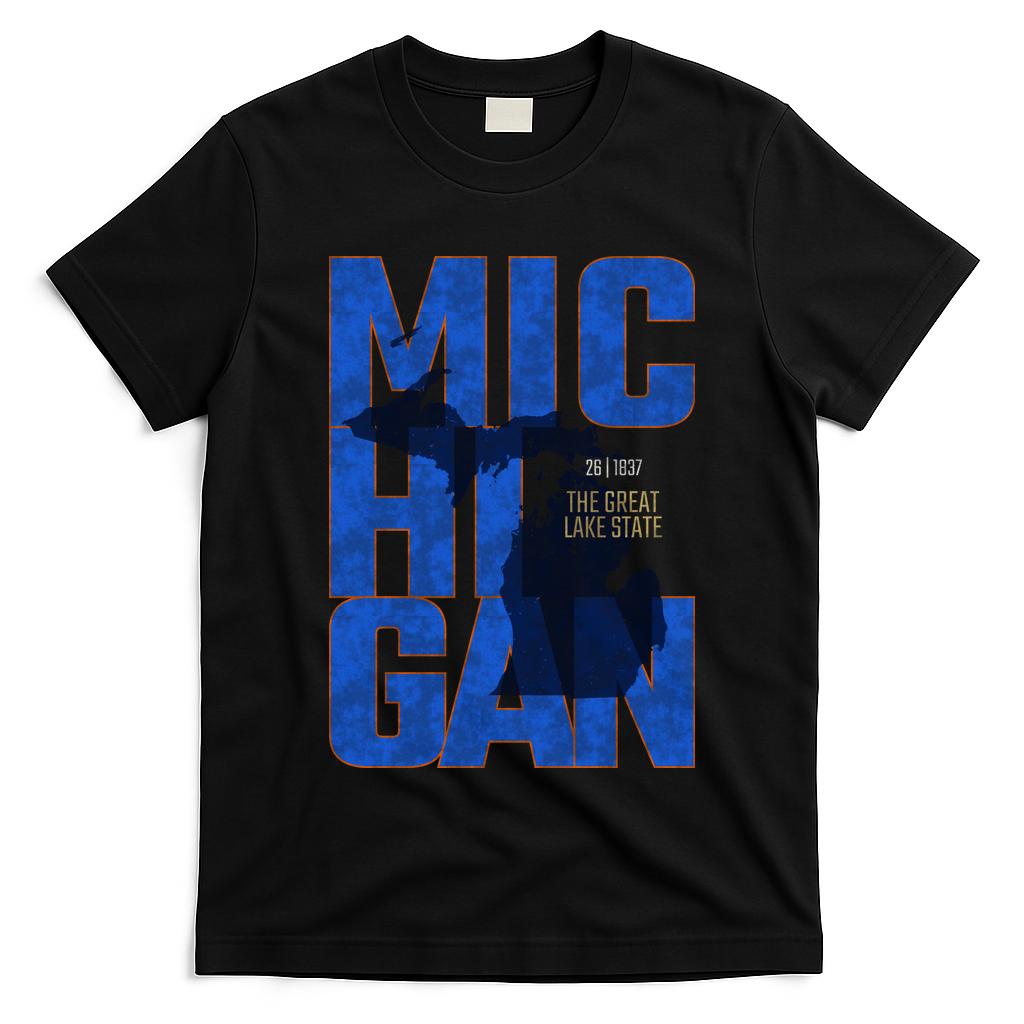 Vintage Michigan The Great Lake State T-Shirt