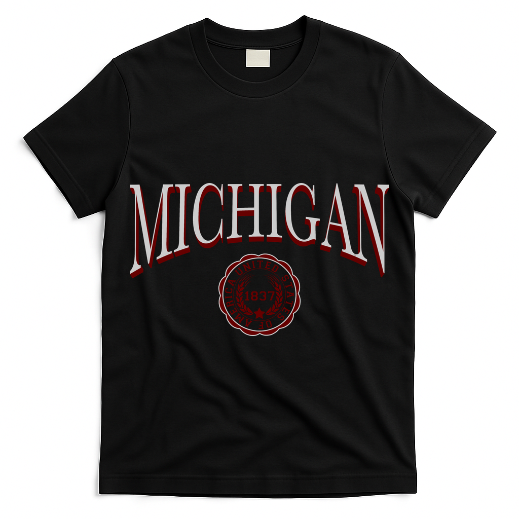 Vintage Michigan Varsity Style T-Shirt