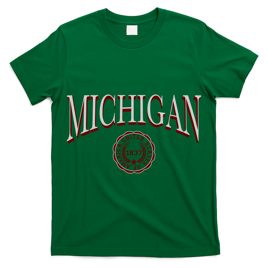 Vintage Michigan Varsity Style T-Shirt