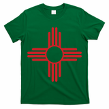 Vintage New Mexico Flag Zia Sun Retro Distressed T-Shirt